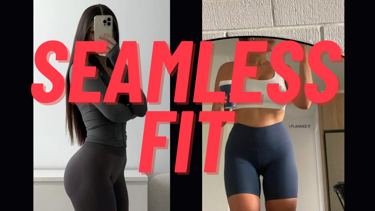 레깅스를 입었을 때 뒷모습에 속옷 라인이 드러나지 않는 매끈한 실루엣의 심리스 언더웨어 이미지