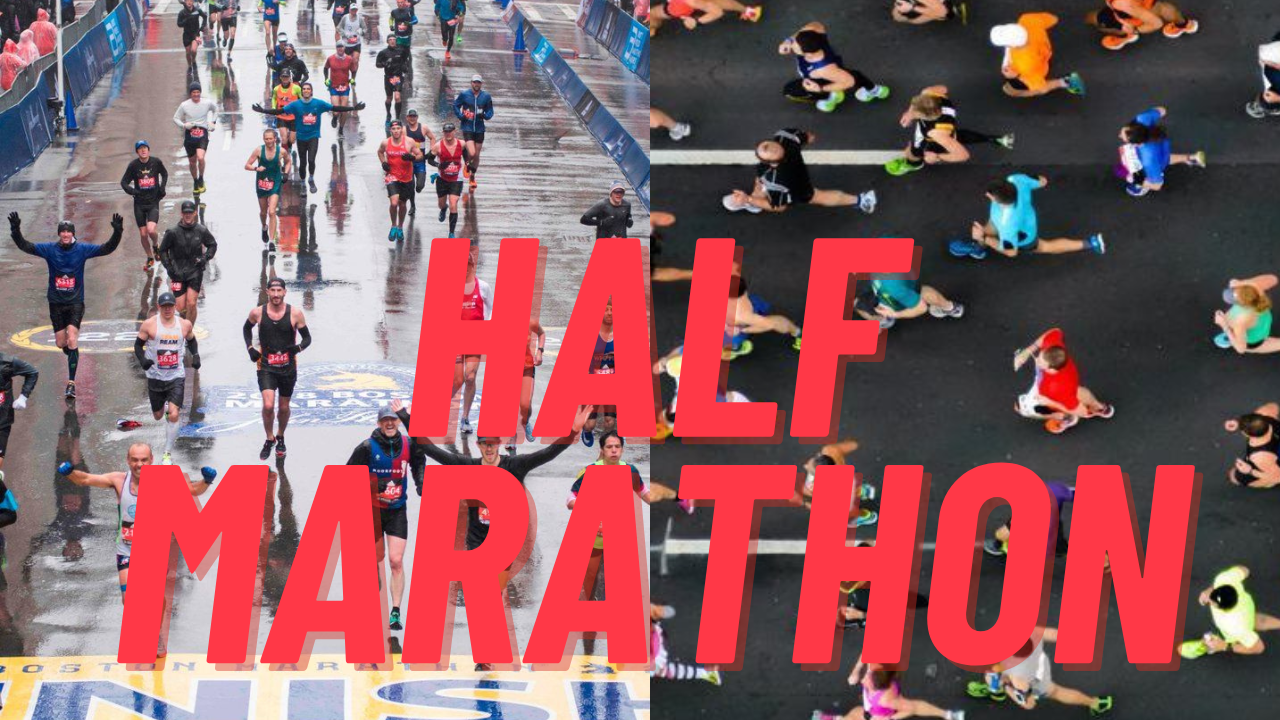 하프 마라톤 준비를 위한 주차별 훈련 스케줄과 러닝 이미지